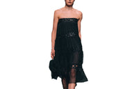CHANEL SS23 Sleeveless Dress Women's Black