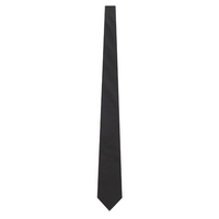 SAINT LAURENT Cassandre Striped Silk Tie