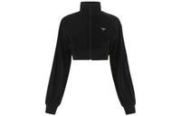 PRADA FW22 Cropped Coats Women's Black