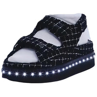 CHANEL Strap Sandals Women's Black