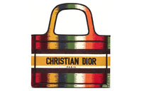 DIOR BookTote Embroidery Shoulder Bag Crossbody Bag Handbag Mini Women's Multicolor