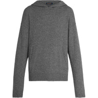 LOUIS VUITTON Inside-Out Cashmere Hoodie Sweatshirt Men's Gray