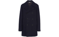 PRADA Double-breasted Wool-blend Peacoat