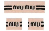 MIU MIU Hair Bands Unisex Pink