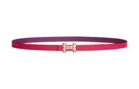HERMES Leather Belts Women's Pink
