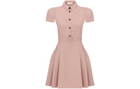 DIOR SS24 Short Sleeved Dress Women's Pink