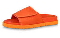 LOUIS VUITTON Miami Slide Slippers Men's Orange