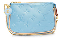 LOUIS VUITTON Mini Pochette Accessories Lillipop Blue