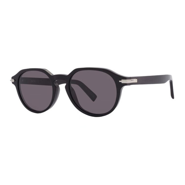 DIOR Plastic Oval Sunglasses Men's Black