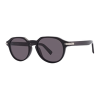 DIOR Plastic Oval Sunglasses Men's Black