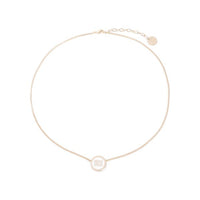 MIU MIU Logo-Detailed Round Necklace