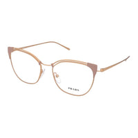 PRADA Cat Eye Eyeglass Frames Women's Gold