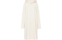 PRADA Triangle-Logo Drawstring Hooded Dress