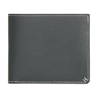 HERMES H Sellier Evercolor Calfskin Wallet Unisex H0 Misty Gray