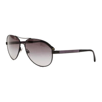 CHANEL Metal Plastic Aviator Sunglasses Women's Black