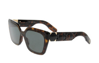 DIOR Irregular Shape Sunglasses Men's Tortoiseshell