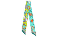 HERMES Silk Scarves Women's Green