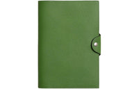 HERMES Evercolor Calfskin Storage Bag Unisex A8 Yuka Ribbon Green
