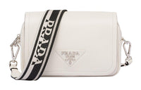 PRADA Leather Crossbody Bag Shoulder Bag Women's White