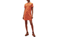 HERMES SS23 Short-Sleeved Dresses Women's Orange