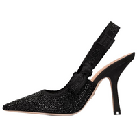DIOR J'Adior Slim Heel High Heels 10cm Women's Black