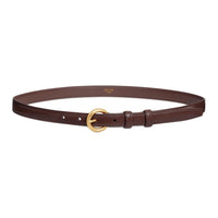 CELINE BC-10 18mm Belt In Taurillon Leather