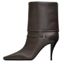 SAINT LAURENT Niki Logo Detailed Ankle Boots Women's