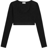 CELINE SS25 Crop Top Women's Black