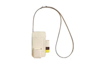 HERMES Hermèsway Epsom Calfskin Cell Phone Pouch Unisex Cream White