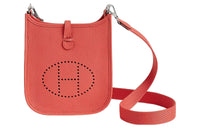 HERMES Evelyne Clemence Bullock Leather Crossbody Bag, Shoulder Bag Women's