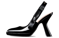 DIOR Sweet-D Chunky Heel High Heels 10.5cm Women's Black
