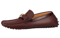LOUIS VUITTON Hockenheim Casual Shoes Men's Burgundy