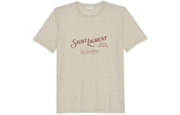 SAINT LAURENT Rive Droite Series T-Shirts Unisex Gray