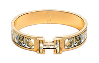 HERMES Gold-Plated Bangles Women's Gold