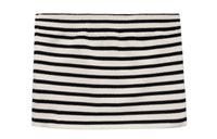 CELINE Striped Ribbe Hem Bustier