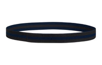 HERMES Two-Tone Design Belt Men's Black/Blue Indigo Width: 3.2CM