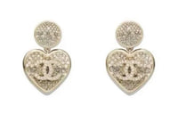 CHANEL Earrings Women's Gold