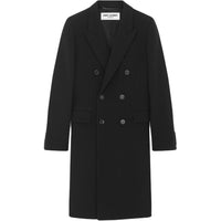 SAINT LAURENT SS24 Coat Men's Black