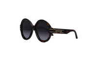 DIOR Irregular Shape Sunglasses Women's Tortoiseshell