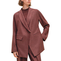 HERMES Business Suits Coats Women's Hermes Red