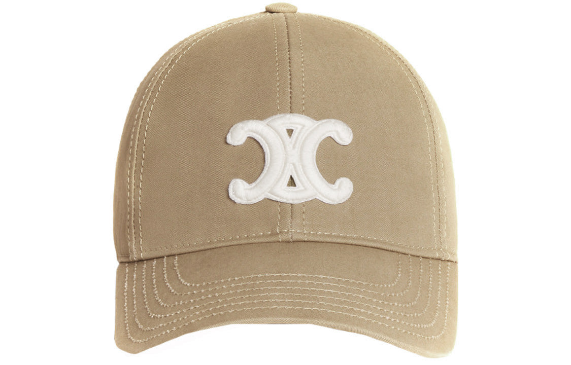CELINE Triumphal Arch Baseball Caps Unisex Beige