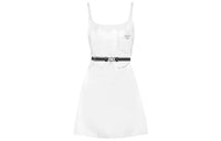PRADA Sleeveless Dresses Women's White