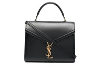 SAINT LAURENT CASSANDRA Smooth Calf Leather Shoulder Bag Crossbody Bag Handbag Women's Black