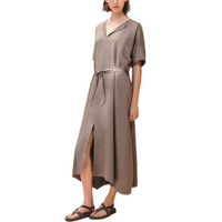 HERMES Short-Sleeved Dresses Women's Gray