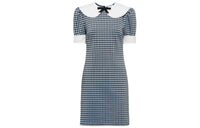 MIU MIU Short-Sleeved Dresses Women's Light Blue