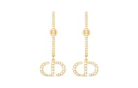 DIOR Earrings Women's Gold