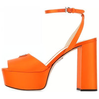 PRADA Strap Sandals Women's Orange