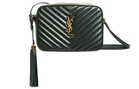 SAINT LAURENT Calfskin Shoulder Bag Crossbody Bag Regular Women's Green