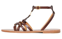 CELINE Strap Sandals Women's Brown
