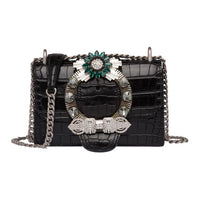 MIU MIU Leather Handbag Shoulder Bag Crossbody Bag Women's Black